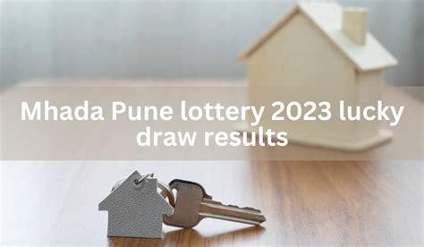 mhada pune sep 2019|MHADA Lottery 2019 Pune: How To Check Results .